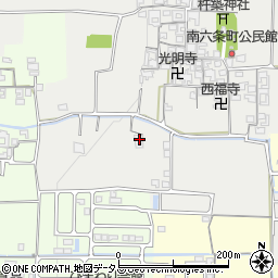 奈良県天理市南六条町623周辺の地図