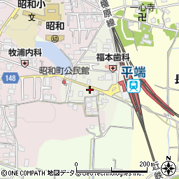 奈良県大和郡山市昭和町6周辺の地図