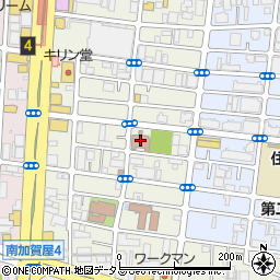 大阪市立住之江図書館周辺の地図