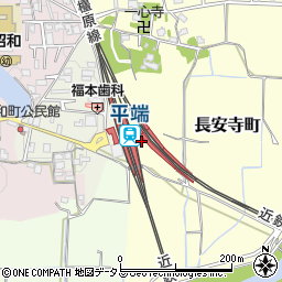 奈良県大和郡山市長安寺町66-1周辺の地図