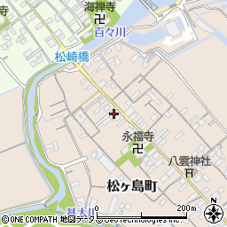 三重県松阪市松ヶ島町884周辺の地図