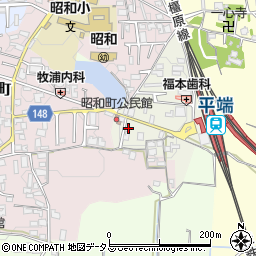 奈良県大和郡山市昭和町8周辺の地図