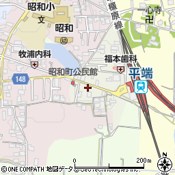 奈良県大和郡山市昭和町6-13周辺の地図