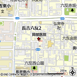 岡部耳鼻咽喉科医院周辺の地図