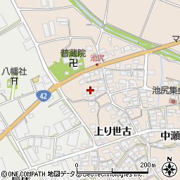 愛知県田原市池尻町宮脇37周辺の地図