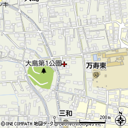 岡山県倉敷市大島周辺の地図