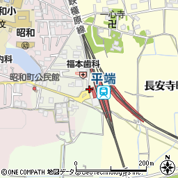 平端駅売店周辺の地図