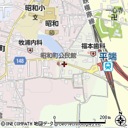 奈良県大和郡山市昭和町6-16周辺の地図