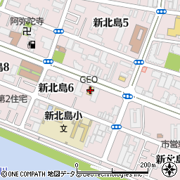 ゲオ大阪住之江店周辺の地図