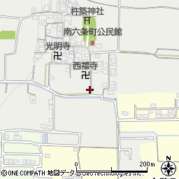 奈良県天理市南六条町484-1周辺の地図