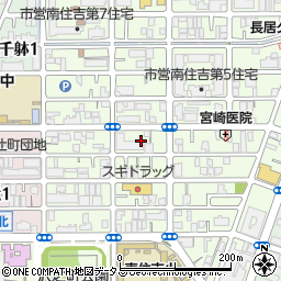 大阪府大阪市住吉区南住吉3丁目11周辺の地図