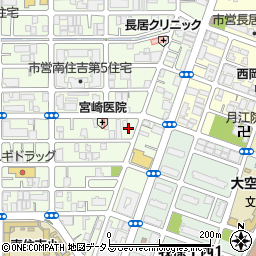 大阪府大阪市住吉区南住吉3丁目10-3周辺の地図