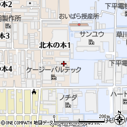 大阪府八尾市北木の本1丁目30周辺の地図