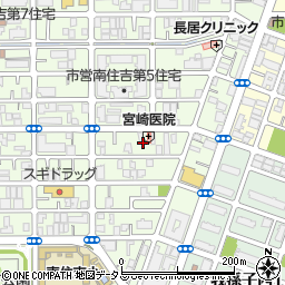 大阪府大阪市住吉区南住吉3丁目10周辺の地図