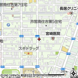 大阪府大阪市住吉区南住吉3丁目10-22周辺の地図