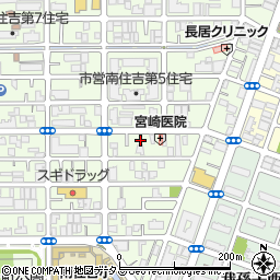 大阪府大阪市住吉区南住吉3丁目10-29周辺の地図