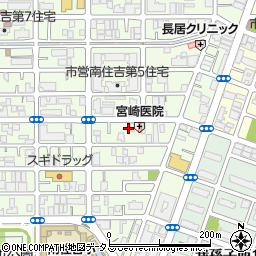 大阪府大阪市住吉区南住吉3丁目10-30周辺の地図