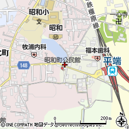 奈良県大和郡山市昭和町3周辺の地図