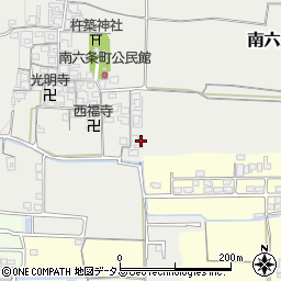 奈良県天理市南六条町478-1周辺の地図