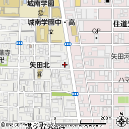 大阪城南女子短期大学　第五学舎　人間福祉学科周辺の地図