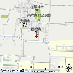 奈良県天理市南六条町484周辺の地図
