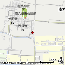 奈良県天理市南六条町478周辺の地図