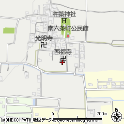 奈良県天理市南六条町484-2周辺の地図