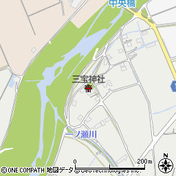三宝神社周辺の地図