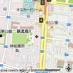 餃子の王将住之江店周辺の地図