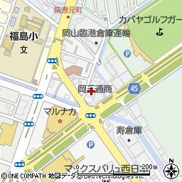 岡三通商周辺の地図