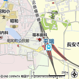 奈良県大和郡山市昭和町61周辺の地図