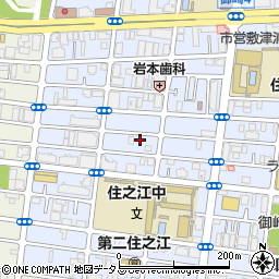 コインパーク御崎６丁目駐車場周辺の地図