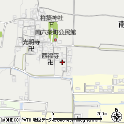 奈良県天理市南六条町476-4周辺の地図