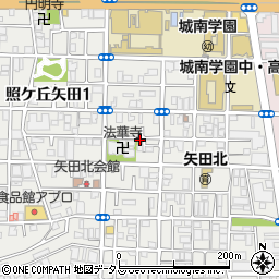 照ヶ丘矢田テラスハウス周辺の地図
