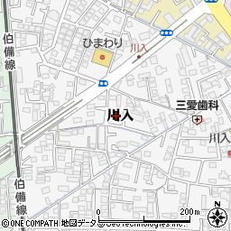 岡山県倉敷市川入周辺の地図