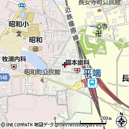 奈良県大和郡山市昭和町80-9周辺の地図
