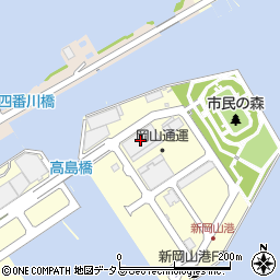 ＯＫＡＹＡＭＡ　ＤＯＣＫ周辺の地図