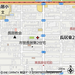 大阪府大阪市住吉区長居東周辺の地図
