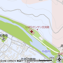 いばらサンサン交流館周辺の地図