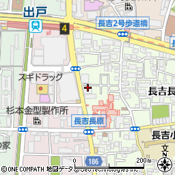 カラオケライブ平野出戸店周辺の地図