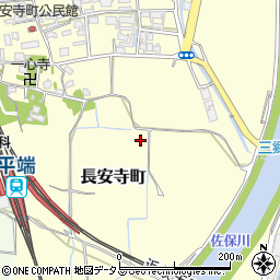 奈良県大和郡山市長安寺町周辺の地図