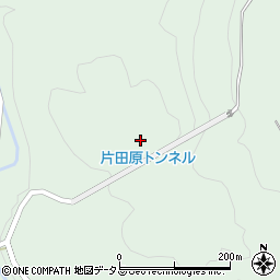 片田原隧道周辺の地図