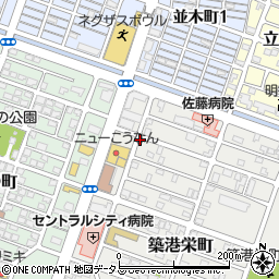 田辺酒店周辺の地図