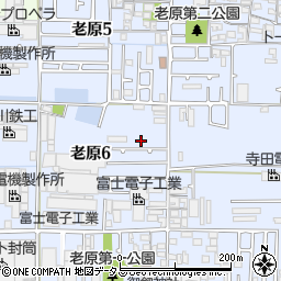 Ａアーイ・ユー日本便利業組合　お客さま窓口・害虫駆除サービス・八尾地区周辺の地図
