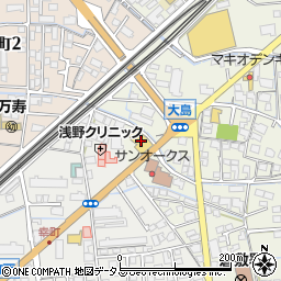 岡山スバル自動車倉敷大島店周辺の地図