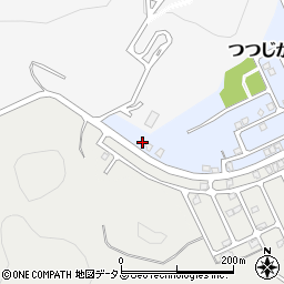 三重県名張市つつじが丘北２番町2周辺の地図