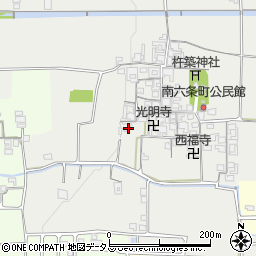 奈良県天理市南六条町518周辺の地図