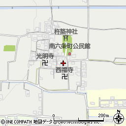 奈良県天理市南六条町494周辺の地図