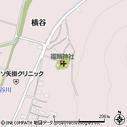 福頼神社周辺の地図