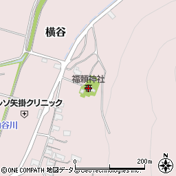 福頼神社周辺の地図